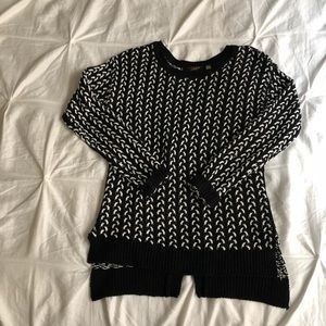 Black and White Sweater